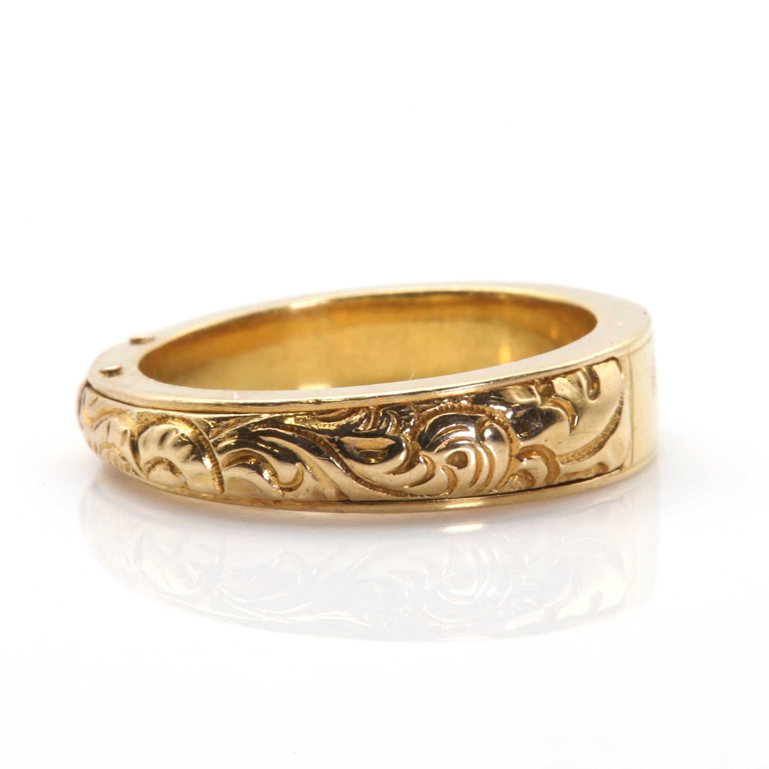 A secret compartment memorial ring, c.1840, - Image 2 of 2