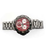 A Gentleman's stainless steel Tag Heuer Formula 1 Professional chronograph quartz bracelet watch,