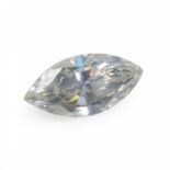 An unmounted marquise cut diamond of 6.09ct,