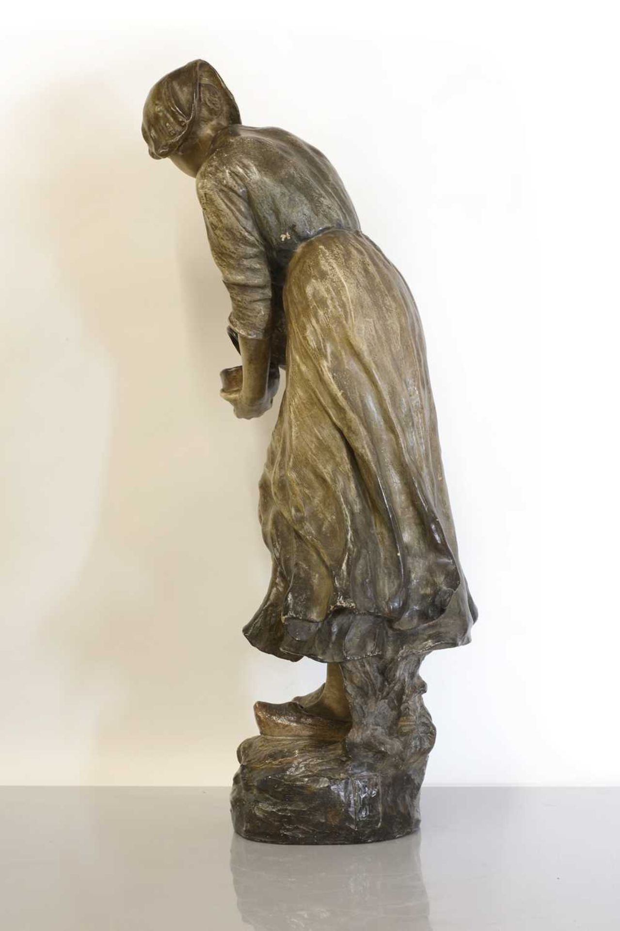 A Goldscheider Art Nouveau terracotta figure, - Image 4 of 6