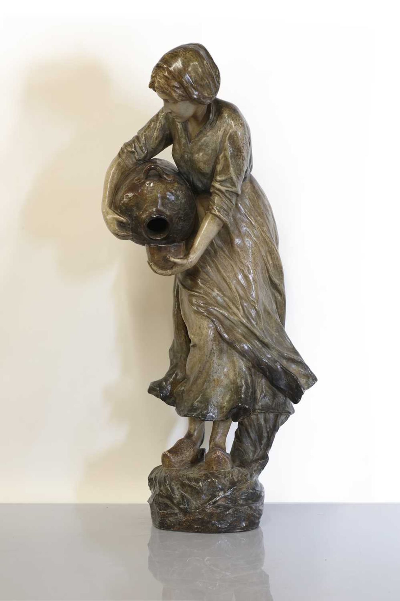 A Goldscheider Art Nouveau terracotta figure,