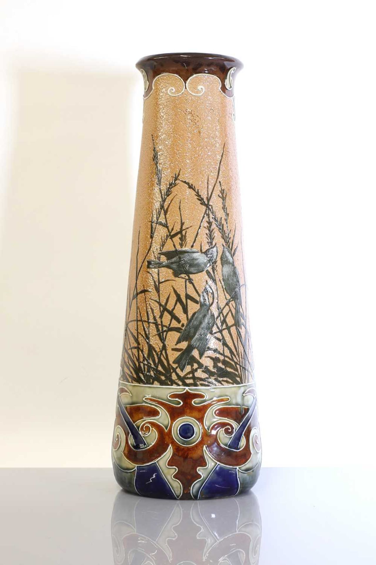 A Royal Doulton stoneware vase, - Image 3 of 5
