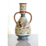 A Royal Doulton stoneware twin-handled vase,