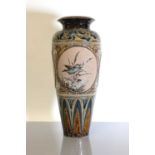 A Doulton Lambeth stoneware vase,