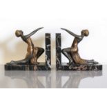 A pair of Art Deco bookends,