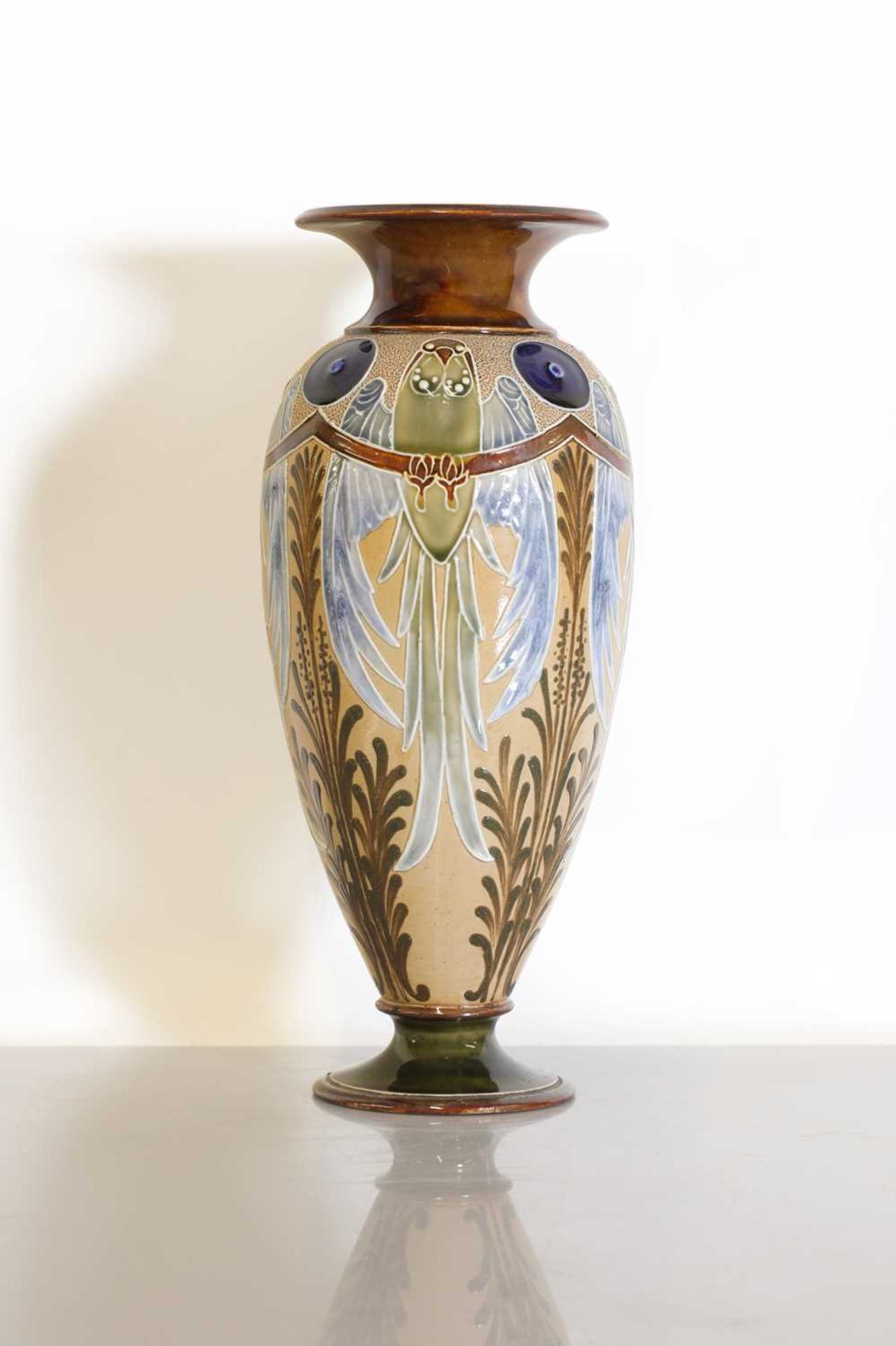 A Royal Doulton stoneware vase, - Image 2 of 3