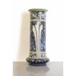 A Royal Doulton stoneware tall vase,