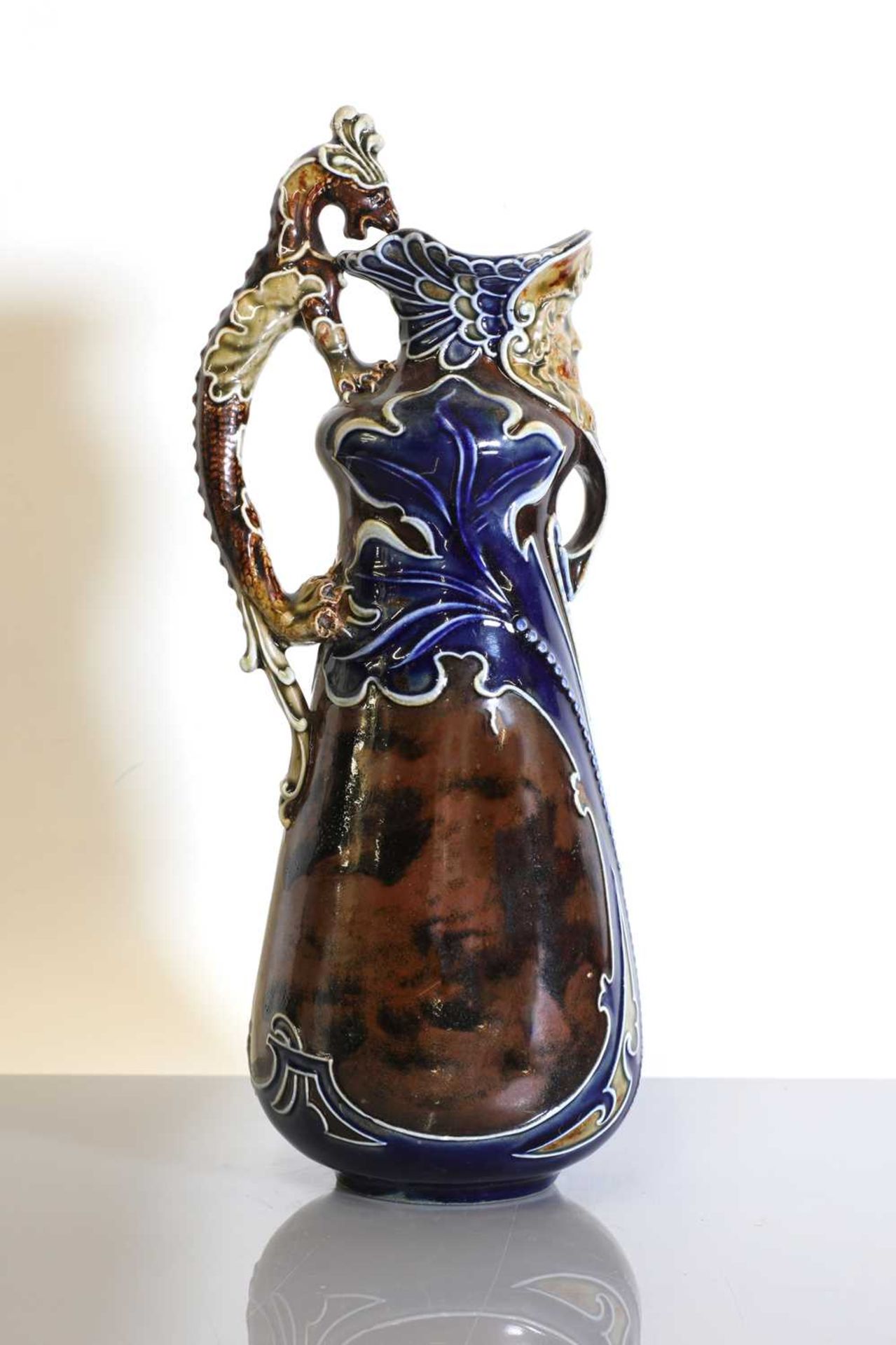 A Doulton Lambeth stoneware vase, - Image 3 of 14