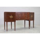 An Art Deco mahogany and inlaid sideboard,