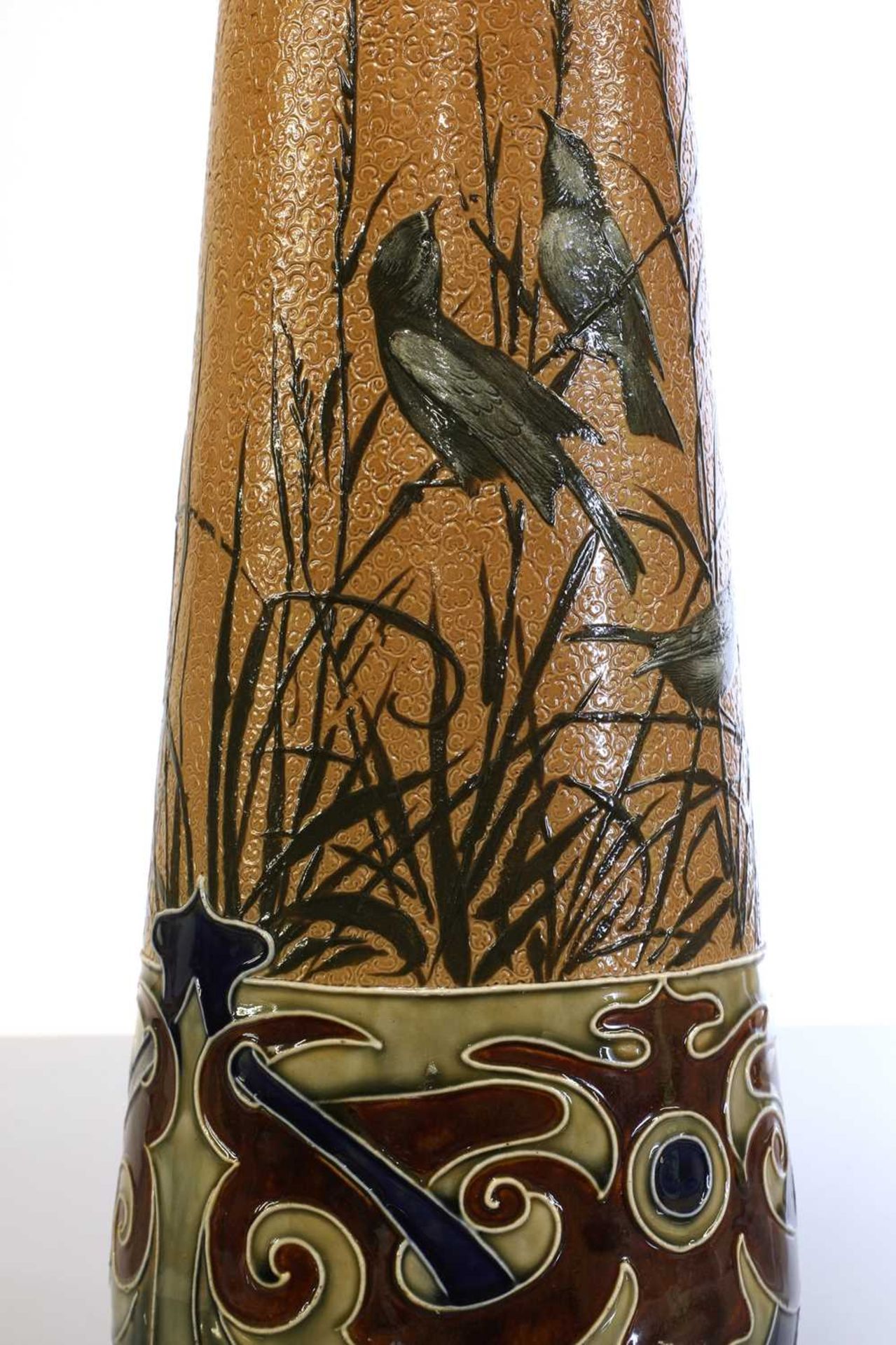 A Royal Doulton stoneware vase, - Image 2 of 5