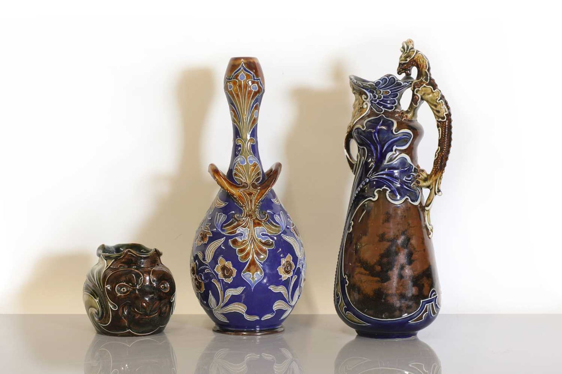 A Doulton Lambeth stoneware vase, - Image 2 of 14