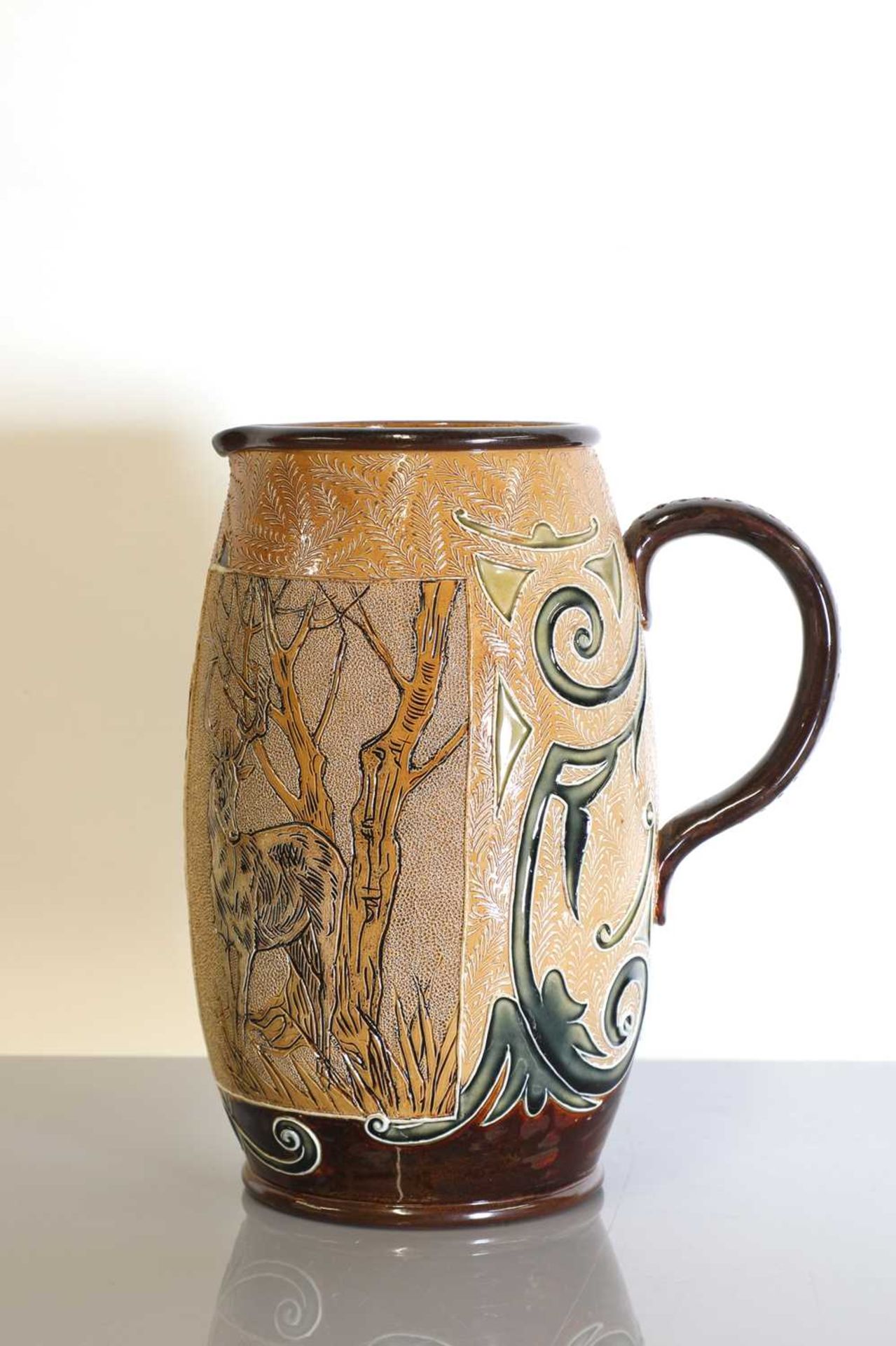 A Doulton Lambeth stoneware jug, - Image 4 of 6