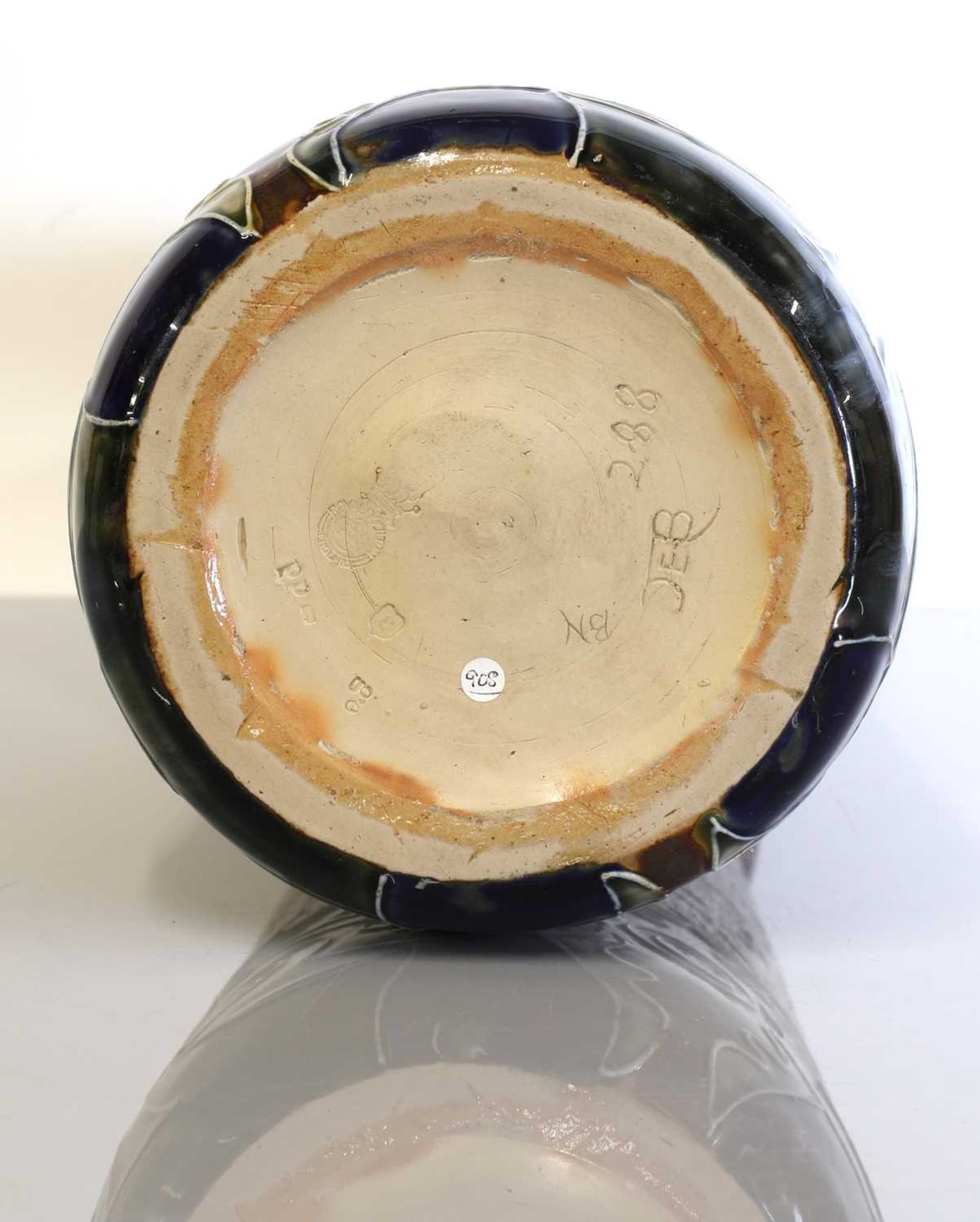 A Royal Doulton stoneware vase, - Bild 5 aus 5