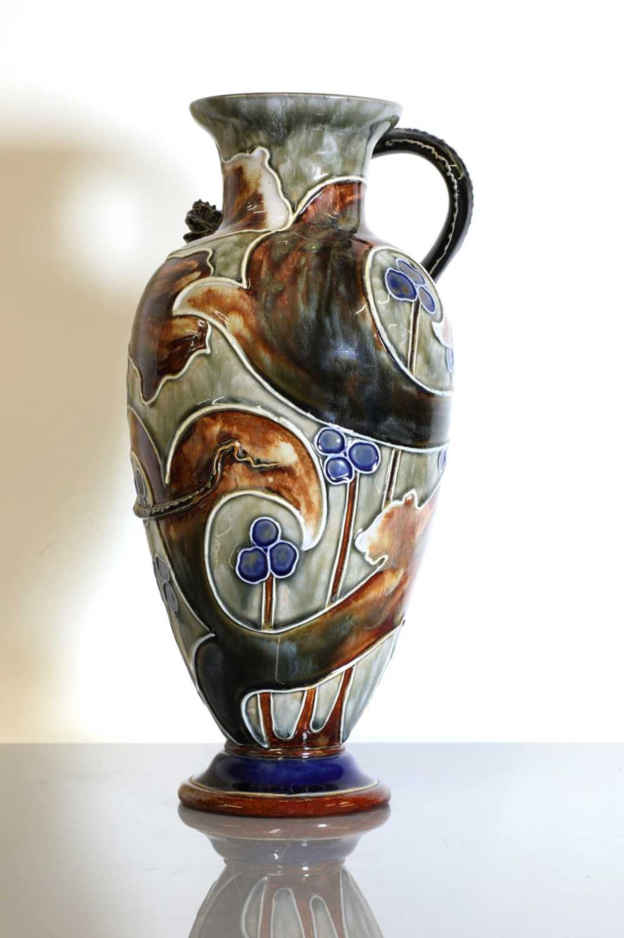 A Royal Doulton stoneware vase, - Image 4 of 6
