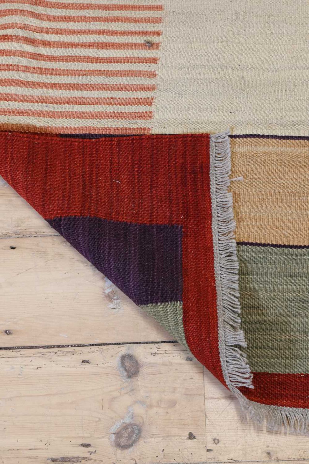 A modernist kilim runner, - Image 2 of 2