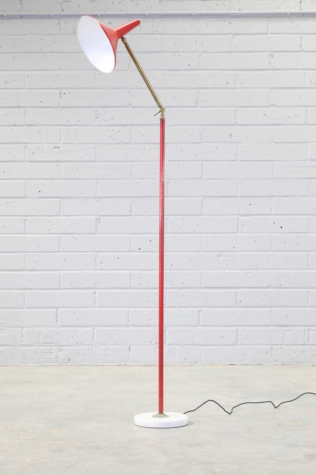 An Italian floor lamp,