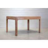 An Heal's limed oak extending dining table,