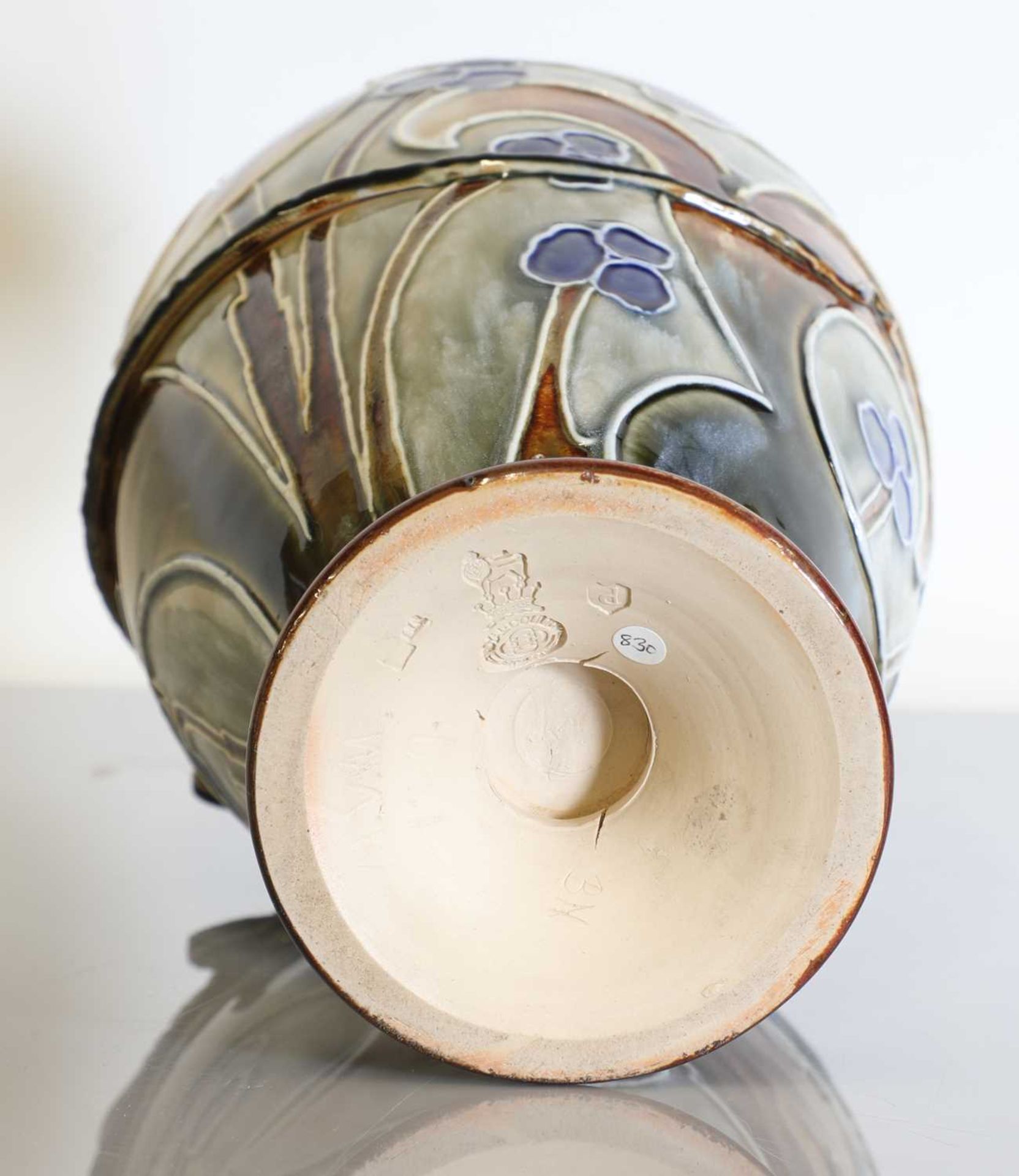 A Royal Doulton stoneware vase, - Image 6 of 6