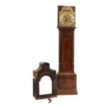 A George III eight-day longcase clock movement by John Brice, Sandwich,