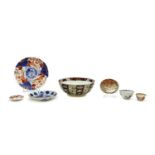 A group of Japanese ceramics,