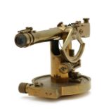 A brass military theodolite