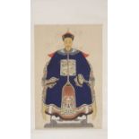 A collection of five Chinese hanging scrolls,