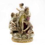 A porcelain figure group by Samson of Paris,