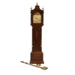 A mahogany longcase clock,