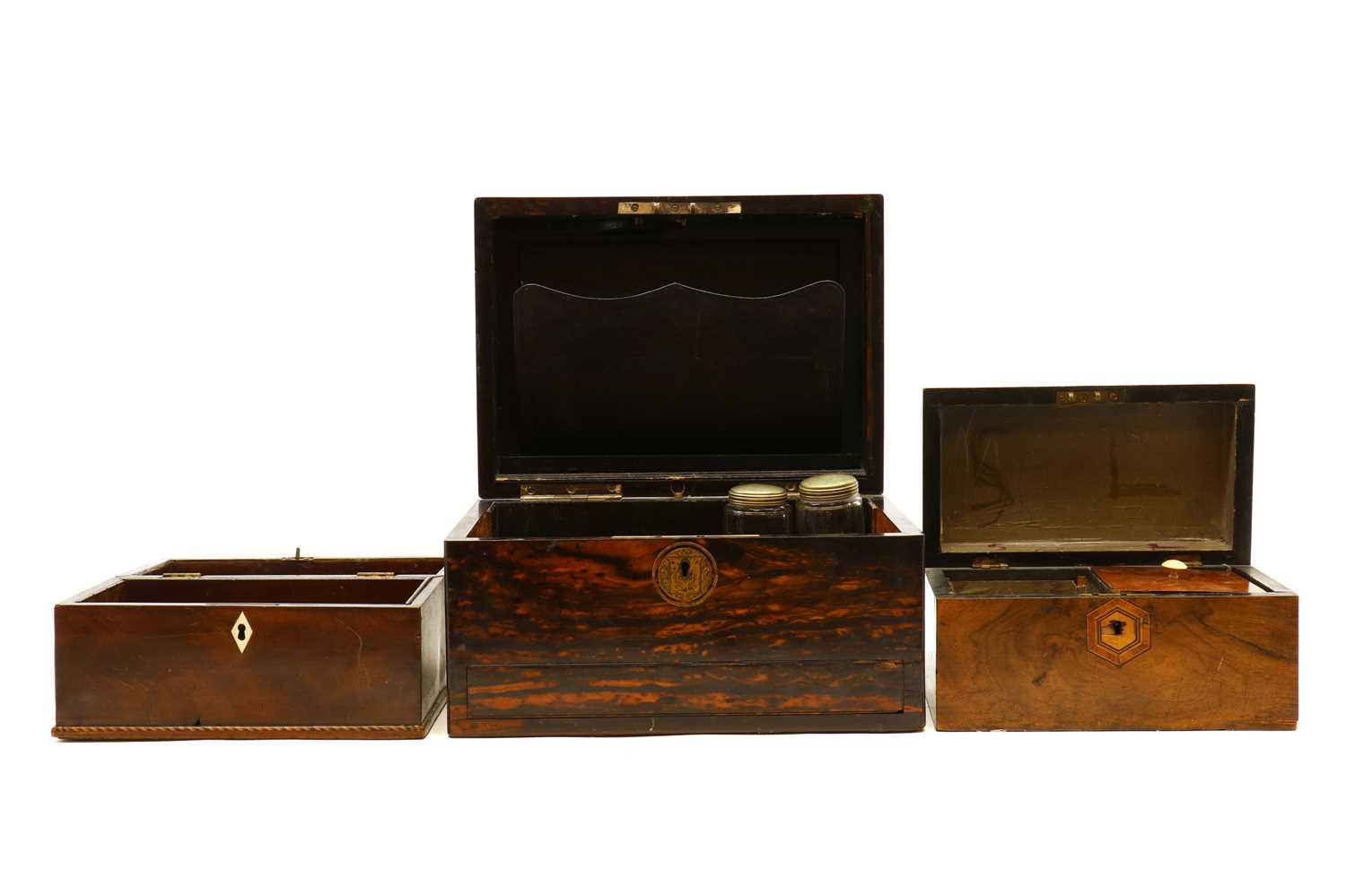 A Victorian coromandel dressing box, - Image 2 of 6