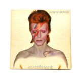 A signed David Bowie Aladdin Sane LP,