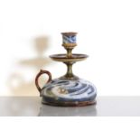 A Doulton Lambeth stoneware chamberstick,