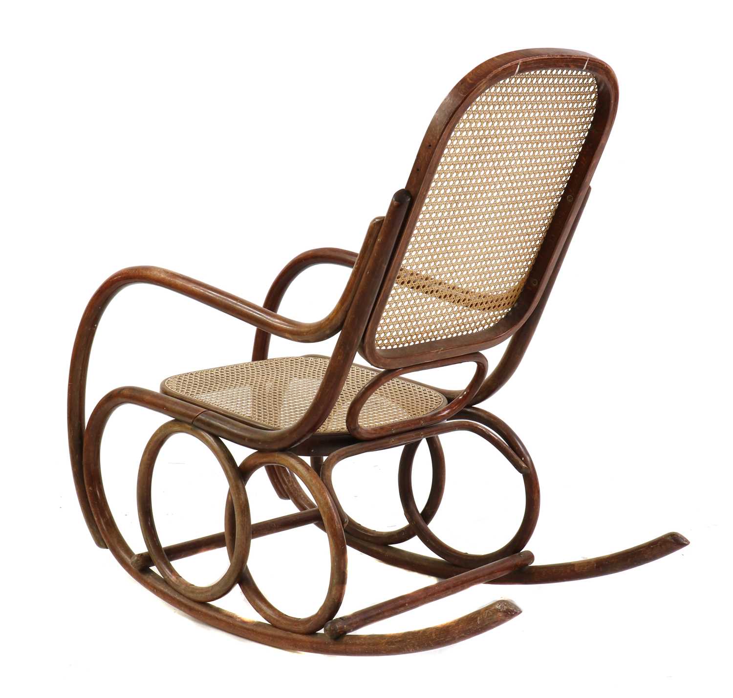 A Thonet bentwood rocking chair, - Image 2 of 4