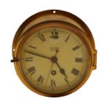 A Smiths Astral brass ships clock,