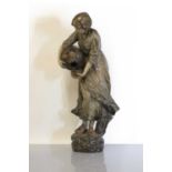 A Goldscheider Art Nouveau terracotta figure,