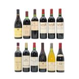 A selection of Red and White wines,