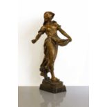 A Goldscheider Art Nouveau terracotta figure,