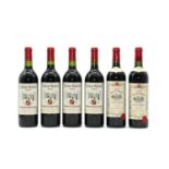 A selection of Red Bordeaux,