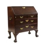 A George II mahogany bureau