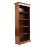 A mahogany Empire style bookcase