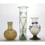 A Roman glass vase