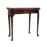 A George II mahogany tea table