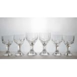 A Baccarat crystal glass 'Mercure' pattern part table service
