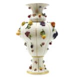 A Capodimonte porcelain vase