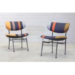 A pair of Italian accent chairs,