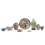 A group of Japanese porcelain,