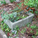 A Cotswold stone trough,