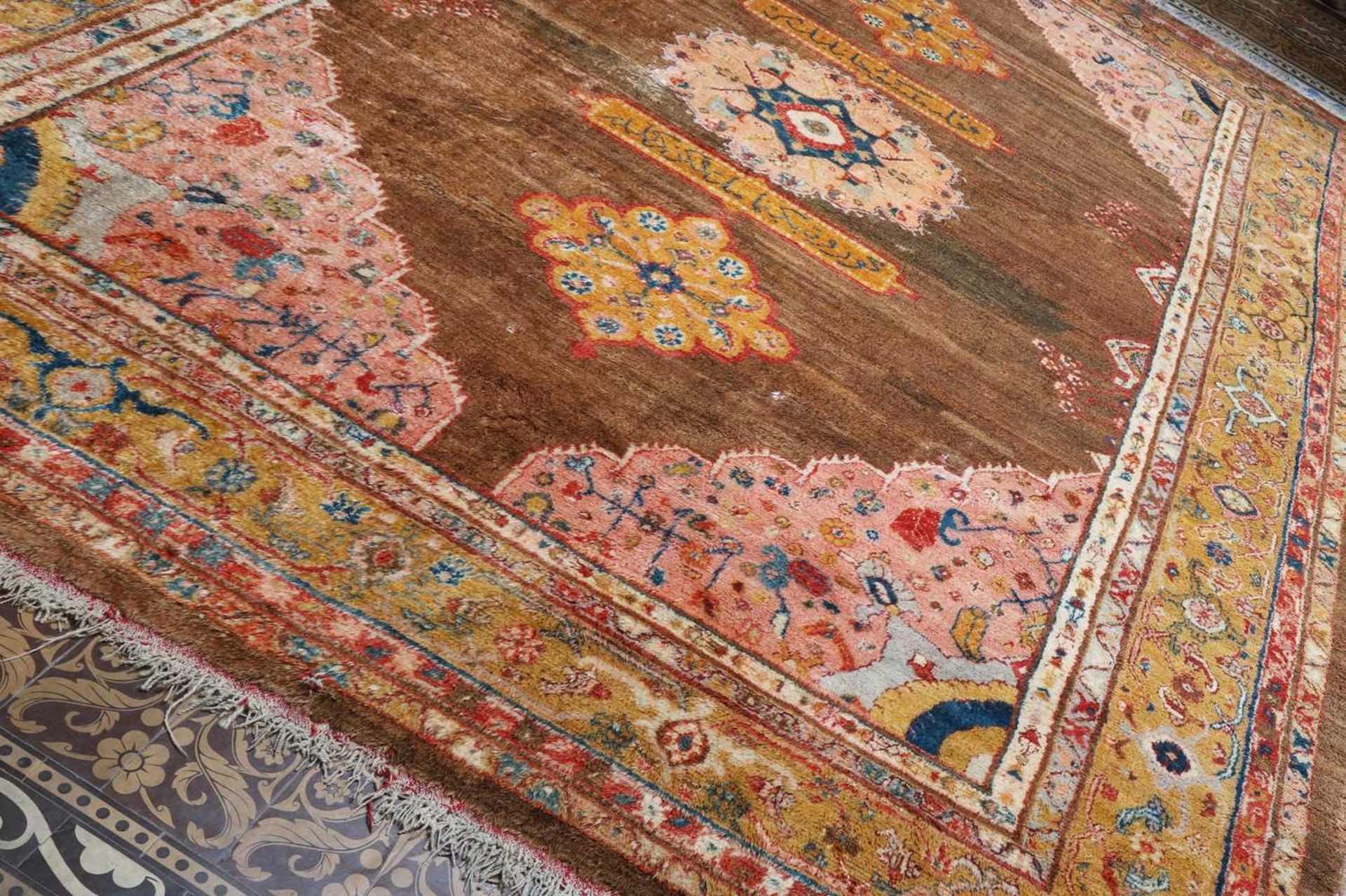 ☘ A Kurdish wool carpet, - Image 15 of 48