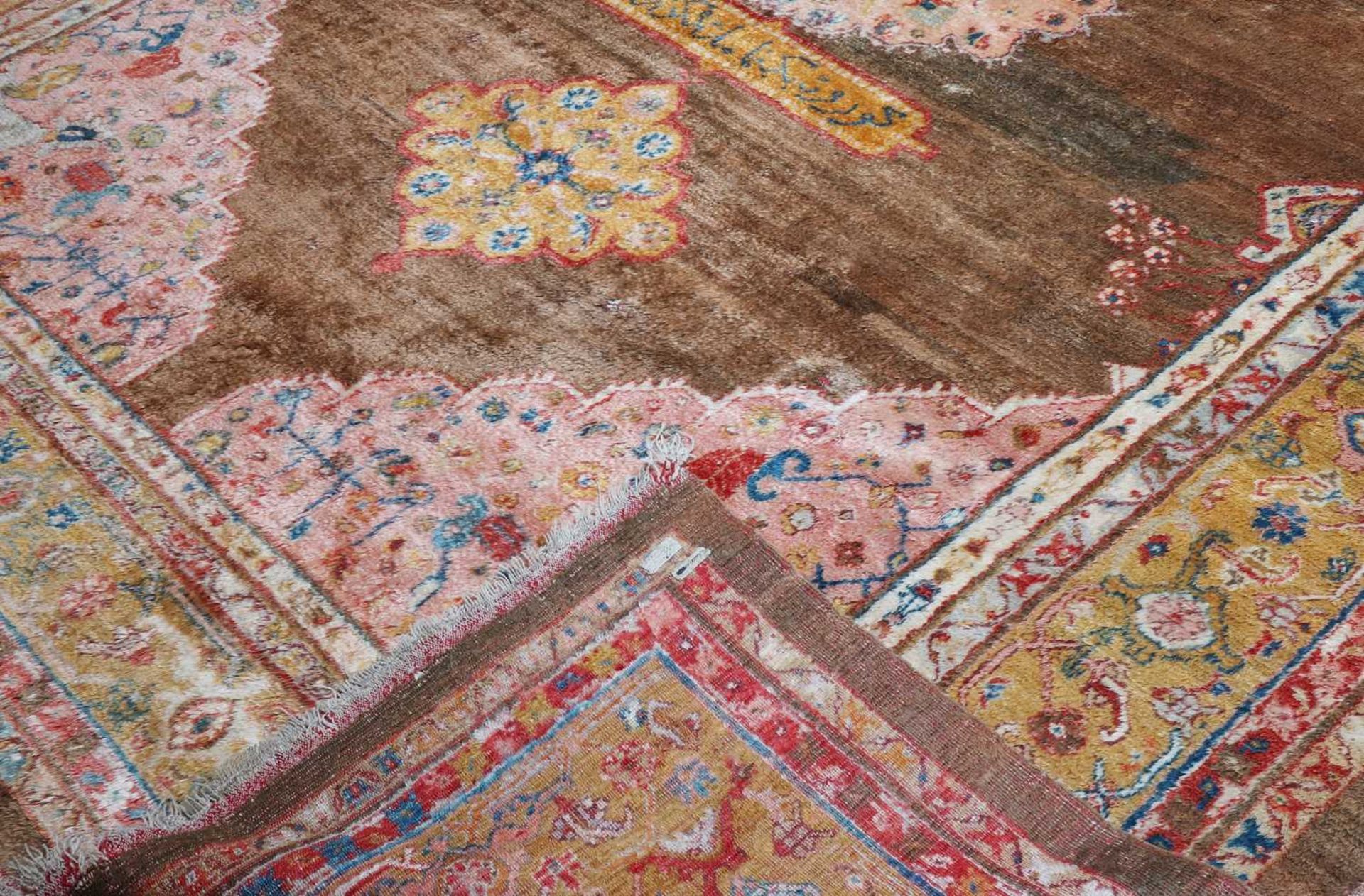 ☘ A Kurdish wool carpet, - Image 7 of 48