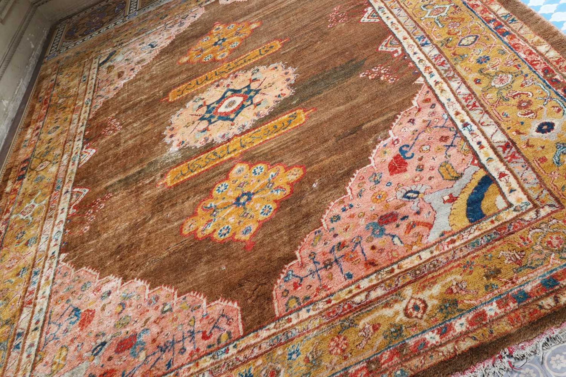 ☘ A Kurdish wool carpet, - Image 9 of 48