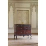 ☘ A mahogany dressing chest by M Butler, Dublin,